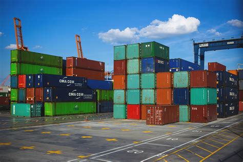 Steel Container on Container Dock · Free Stock Photo