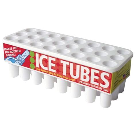 ***Discontinued***Ice Tubes Tray, White - Walmart.com