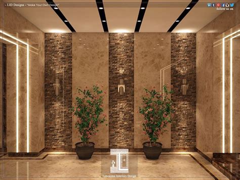 Luxury Residential Building Entrance Lobby