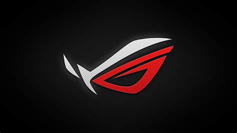 HD wallpaper: Asus ROG logo, Republic of Gamers, black background ...