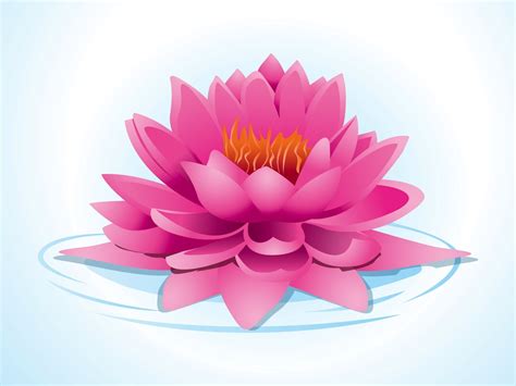 blue lotus flower clipart - Clip Art Library