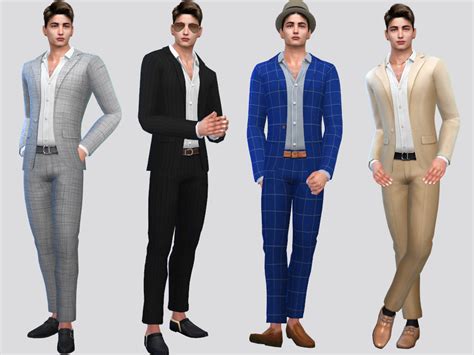 The Sims Resource - Bastian Men's Suit