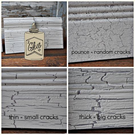 DIY Crackle Finish with School Glue