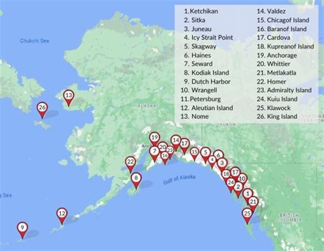 Guide to Alaska Cruise Ports (With Map)