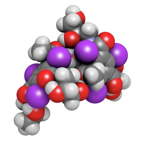 Iodixanol Contrast Agent Molecule Photograph by Molekuul