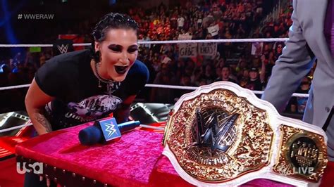 Rhea Ripley Presented With WWE Women's World Championship - Wrestling ...