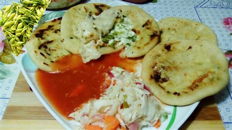 Como hacer Pupusas de Queso con Loroco (paso a paso) - YouTube