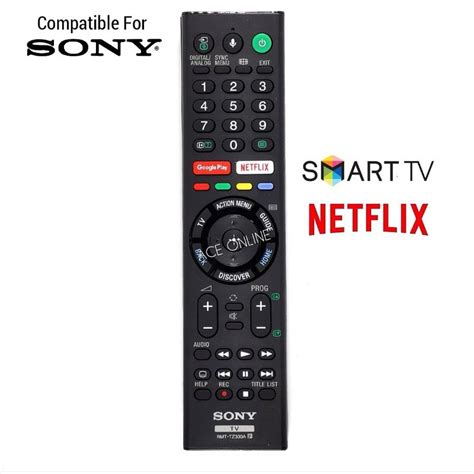 Sony Smart TV Remote control RMT-TZ300A with GooglePlay & Netflix ...