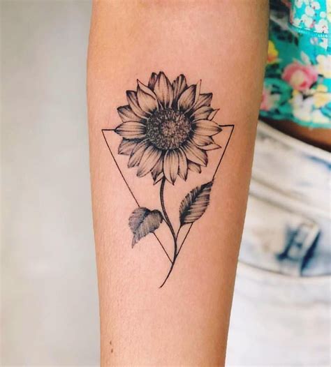 40 Simple Cute Tattoo Ideas Designs For You | Sunflower tattoos ...