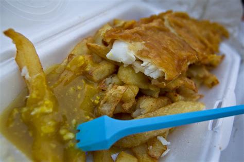 Fish and Chips with Curry Sauce | Garrett Palm | Flickr