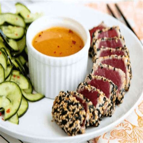 Sesame Crusted Asian Tuna Loin - Sushi Grade Tuna - All Fresh Seafood