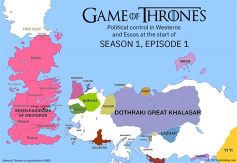 Detailed Westeros Map