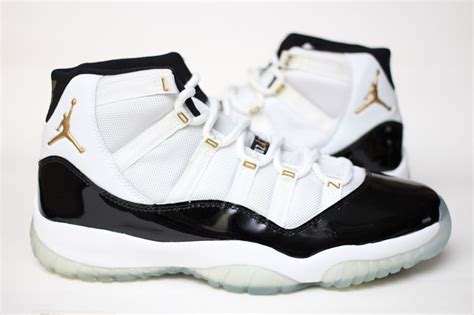 Air Jordan 11 DMP "Gold Eyelet" Sample on eBay - SneakerNews.com