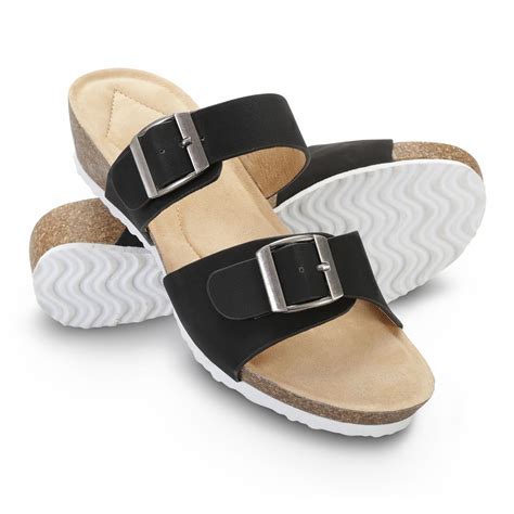 The Lady's Adjustable Memory Foam Sandals - Hammacher Schlemmer