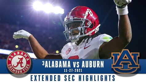 #3 Alabama vs Auburn: Extended Highlights [Iron Bowl goes to 4OT] | CBS ...