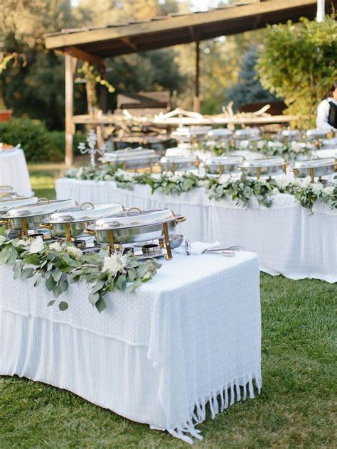 make your wedding buffet feel less like a cafeteria with a little extra ...