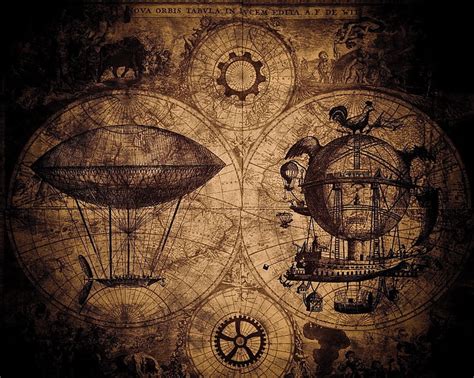 Steampunk Airship Blueprints