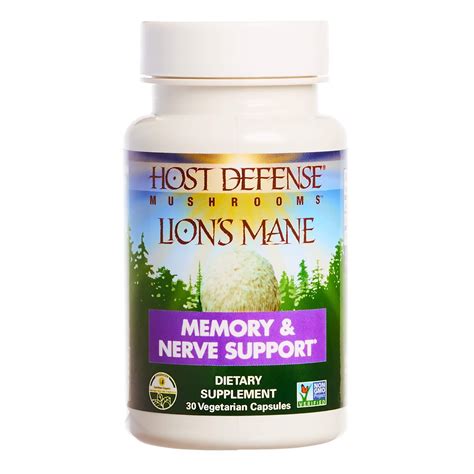 Host Defense, Lion's Mane Capsules, Promotes Mental Clarity, Focus and ...