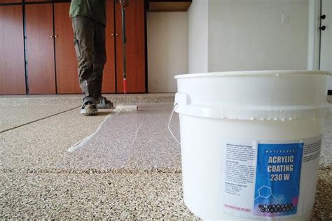 Floor Coating Chip Sealer - Less Expensive Top Coats | Slide-Lok Garage ...