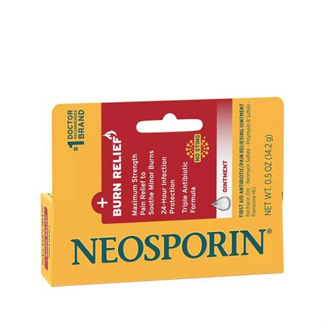 Neosporin + Burn Relief Ointment - Shop Skin & scalp treatments at H-E-B