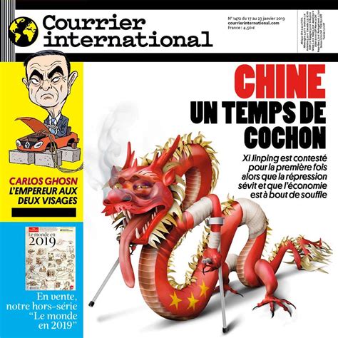 Cover illustration on Courrier International | Barked Once