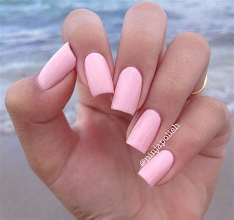 Pin by Courtney Yocom on Nails | Light pink acrylic nails, Pastel pink ...