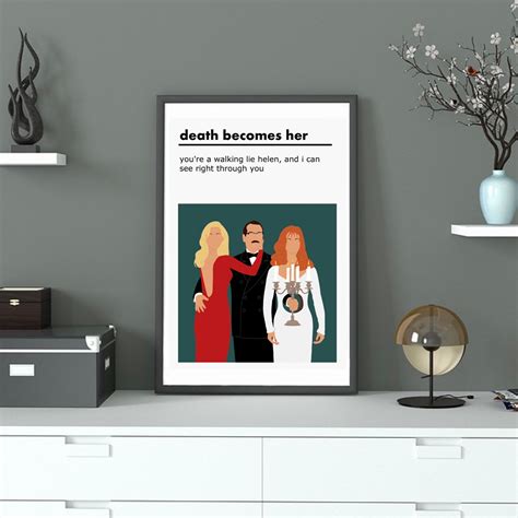 Death Becomes Her Quote Movie Poster / Print - Etsy