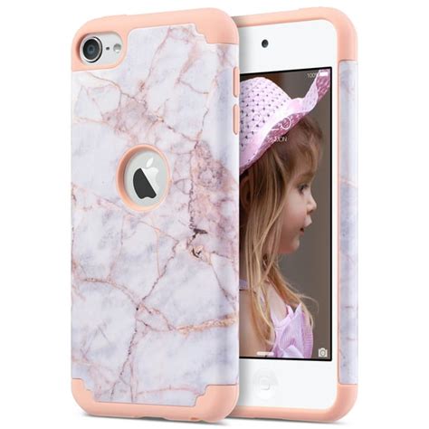 iPod Touch 7 Case, iPod Touch 6 Cases, ULAK Slim Shockproof Hybrid Hard ...