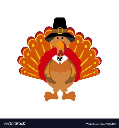 Thanksgiving turkey Royalty Free Vector Image - VectorStock