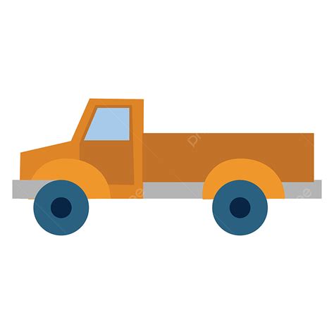 Orange Truck Clipart