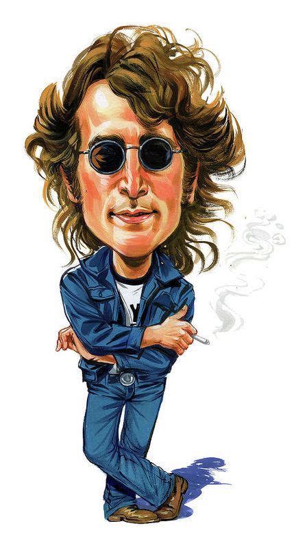 John Lennon Art Print by Art | Beatles art, Caricature, Celebrity ...