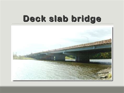 Deck slab bridge