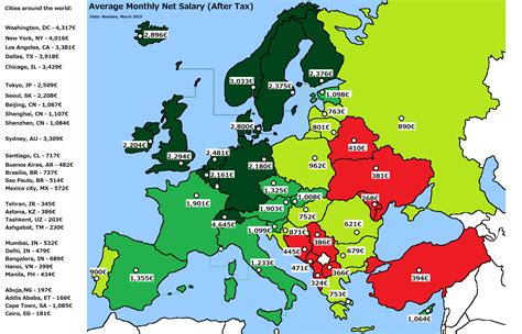 Map Of Europe With Capitals And Countries