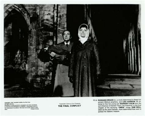 Rossano Brazzi, Lisa Harrow, Barnaby Holm The Final Conflict 8X10 Photo ...