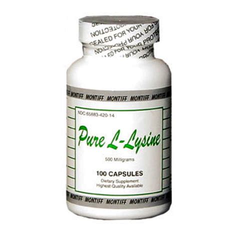 Pure L- Lysine 100 caps | Dr. Vitamins | Quality Vitamins Supplements ...