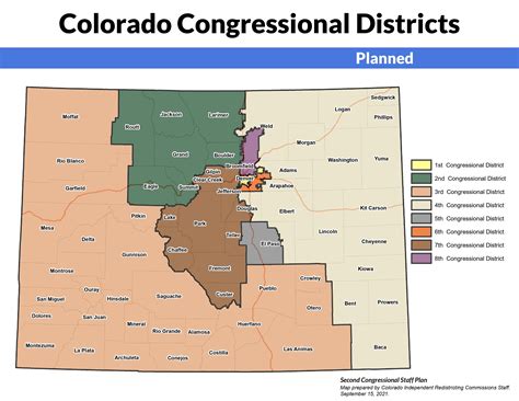 Colorado Congressional Districts Map 2022