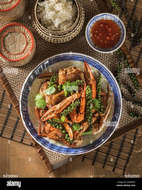 Kampot crab. Pepper crab. South East Asia Cambodia Food Stock Photo - Alamy