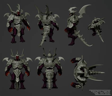 ArtStation - Shadow Demon, armor set