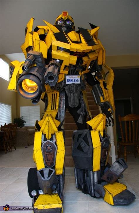 Bumblebee Cardboard Costume Template