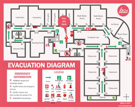 Fire Escape Plan Drawing | パンフレット デザイン, フロアプラン, プレゼンテーション デザイン