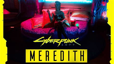 MEREDITH STOUT ROMANCE - Cyberpunk 2077 Full Story - Game videos