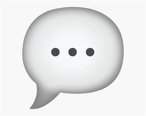 Speech Bubble Emoji Png, Transparent Png , Transparent Png Image - PNGitem