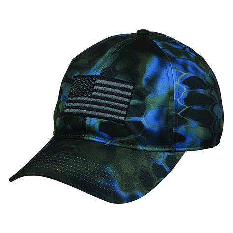 Kryptek Tactical Camo American Flag Understated Warrior Neptune Cap Hat ...