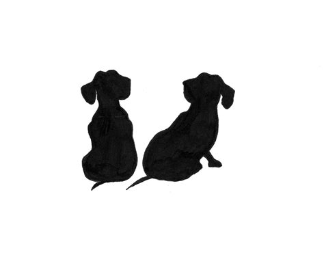 Whimsy Two by whimsytwo on Etsy | Dachshund silhouette, Wiener dog ...