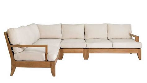 (5pc) DIAVILLA TEAK SECTIONAL SOFA SET - woodjoyteak.com