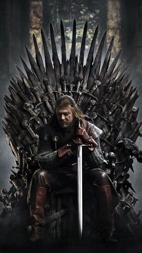 Game of Thrones Ned Stark Iron Throne 4K HD Android and iPhone ...