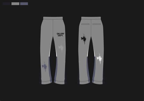 Streetwear Oversize Flared Joggers Mockup Vector Adobe - Etsy