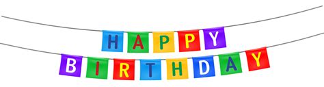 Free Happy Birthday Banner Transparent, Download Free Happy Birthday ...