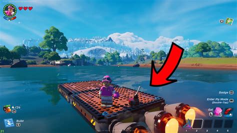 How To Build a WORKING Boat In LEGO Fortnite - YouTube