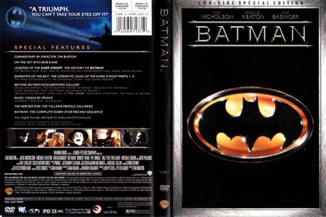 BATMAN (1989) R1 SE DVD COVER & LABELS - DVDcover.Com